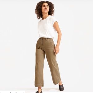 Everlane cropped wide leg pant